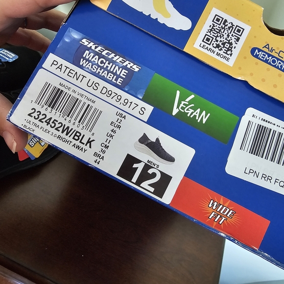 Mens Sketchers Ultra Flex 3.0 Right Way Black Size 12 Wide - Picture 3 of 8